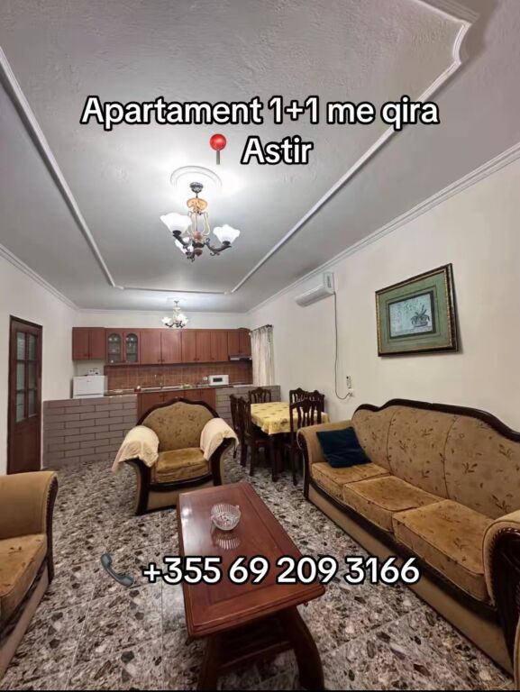 Jepet me qira apartament 1+1 Astir
