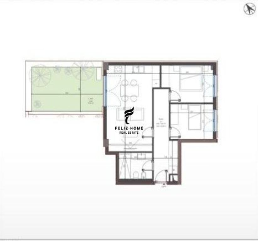 SHITET APARTAMENT 2+1 DHERMI 326.500 EURO FH-65760