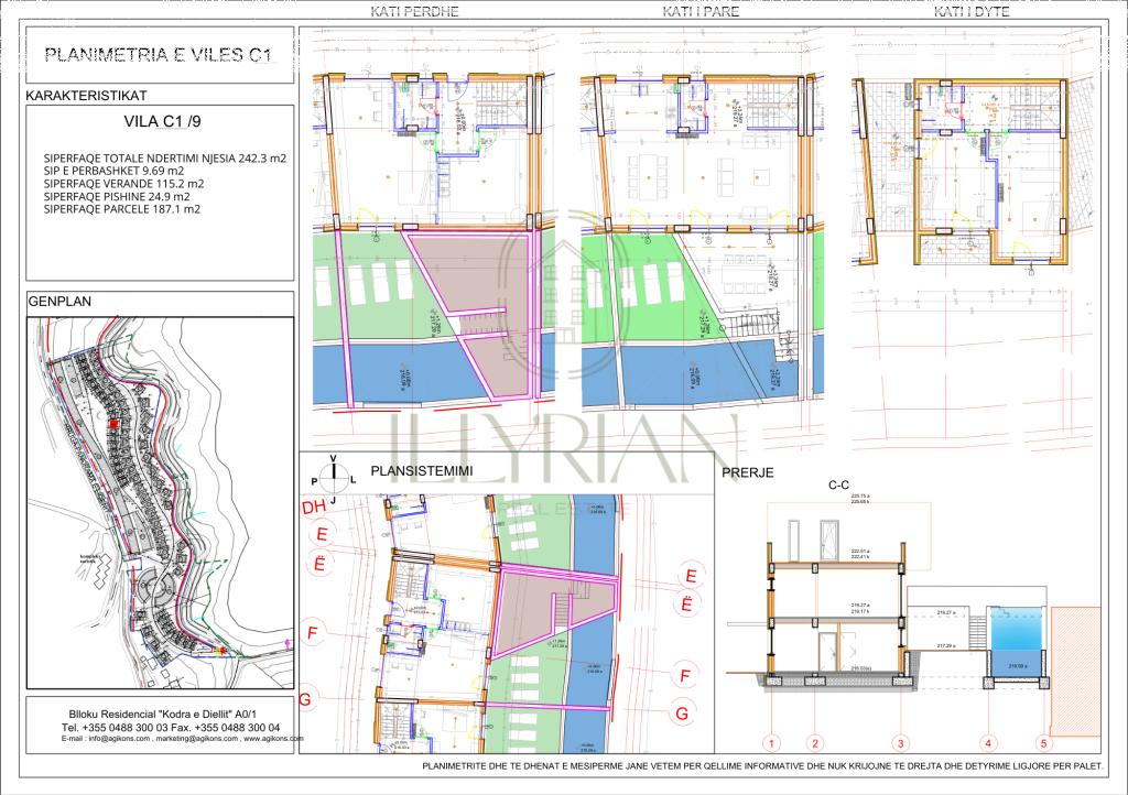 Vilë moderne luksoze me pishinë private në kompleks rezidencial!