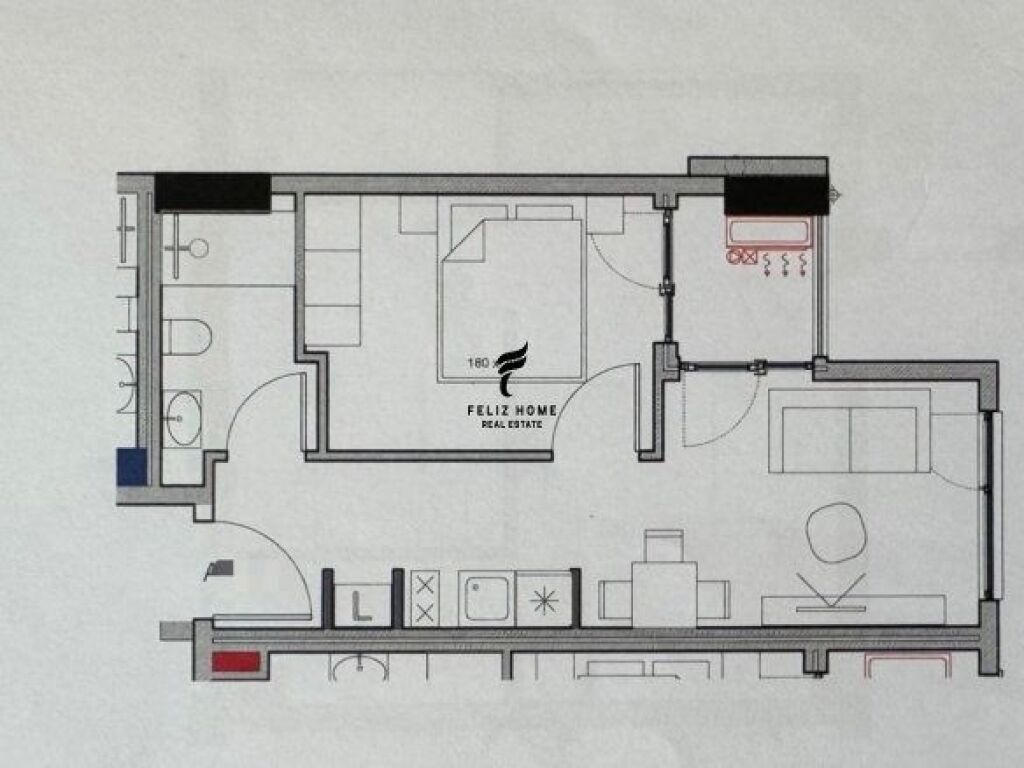 VENDESI APPARTAMENTO 1+1 VIA KAVAJES 105.000 EURO FH-65735