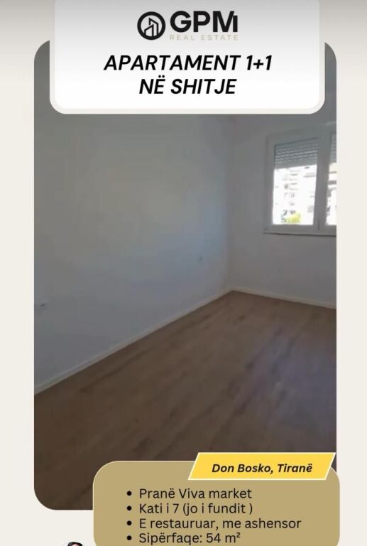 🏡 Apartment 1+1 for sale – Don Bosko, near Viva Market