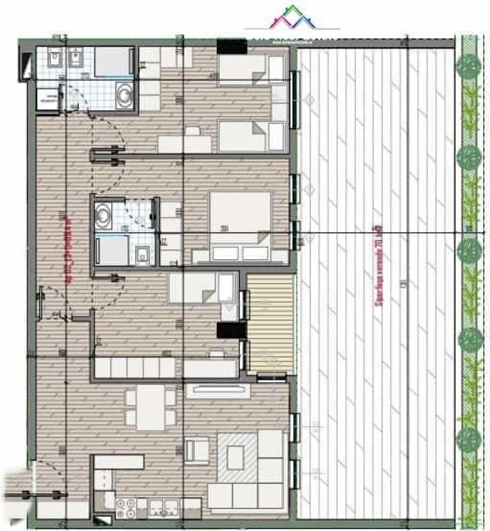 Appartamento in Vendita 3+1 a Univers City (ID B130112) Tirana