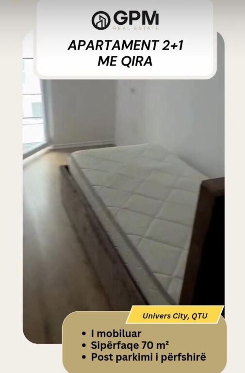 🏡 Jepet me qera Apartament 2+1 – Univers City
