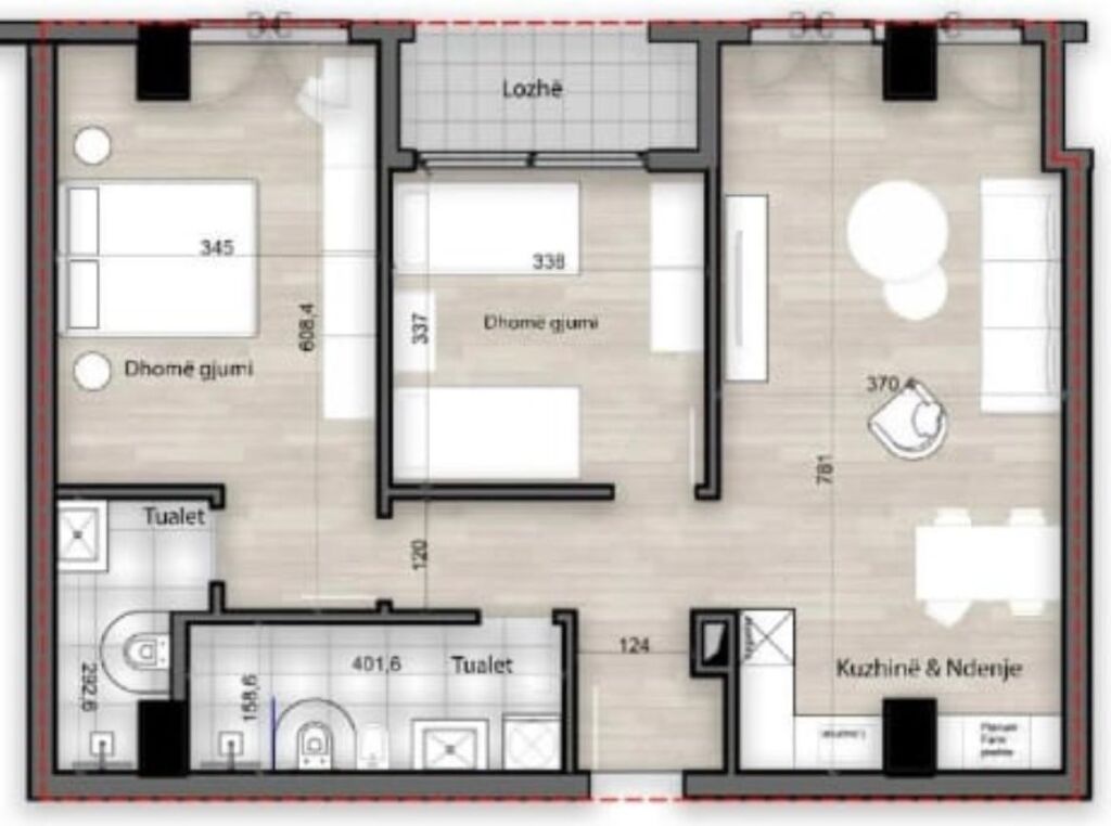 occasione in vendita appartamento 2+1+2 ex campo di aviazione