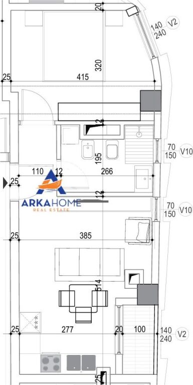 SHITET APARTAMENT 1+1+BALLKON "KOMUNA E PARISIT" 198.640 EURO