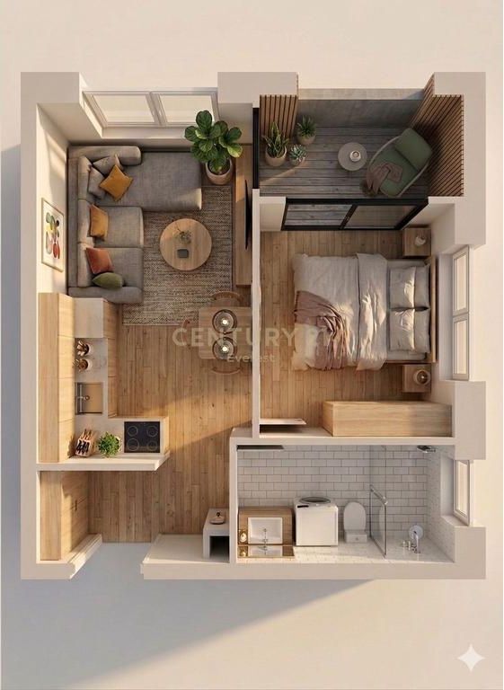 ALI DEMI, SHESIM APARTAMENT 1+1