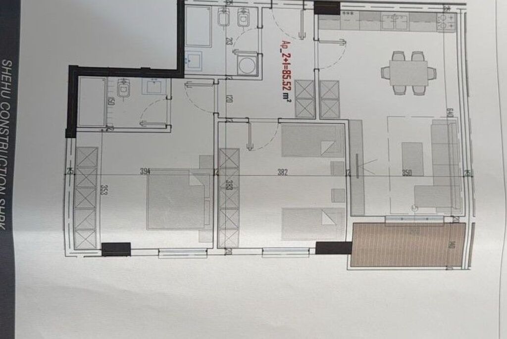 🏡 (1000€/m²) Appartamento 2+1+2 in Vendita – Paskuqan