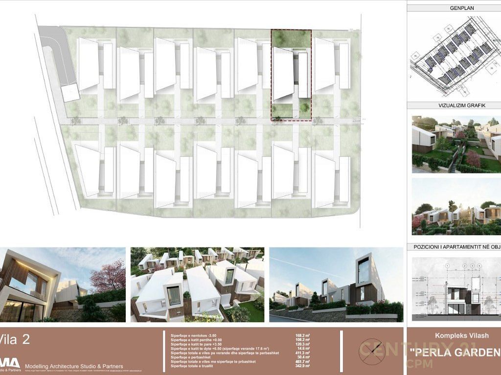 3-storey villa for sale at Perla Residence in Mjull - Bathore 750,000 €