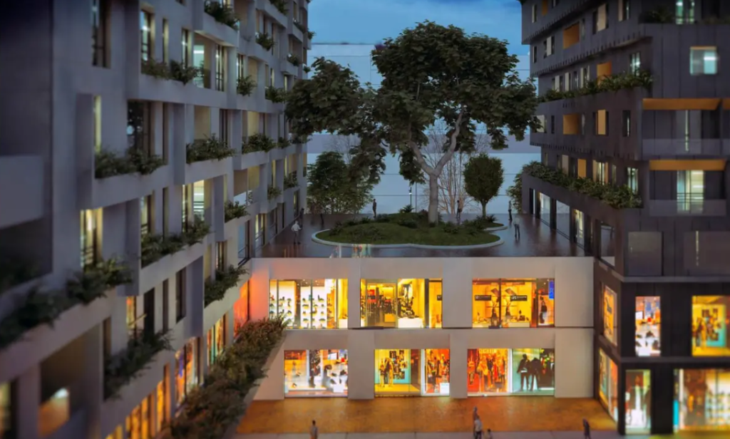 Shitet apartament 1+1 te Square 21, te zona e 21 dhjetorit