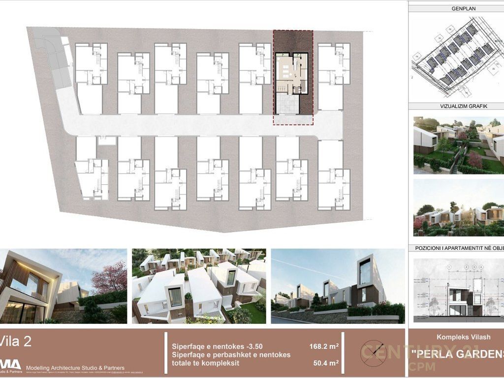 3-storey villa for sale at Perla Residence in Mjull - Bathore 750,000 €