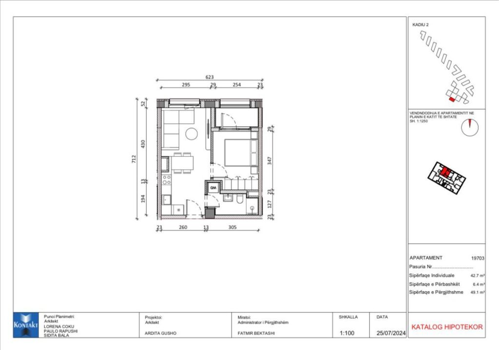 Apartament me qera - Ali Demi
