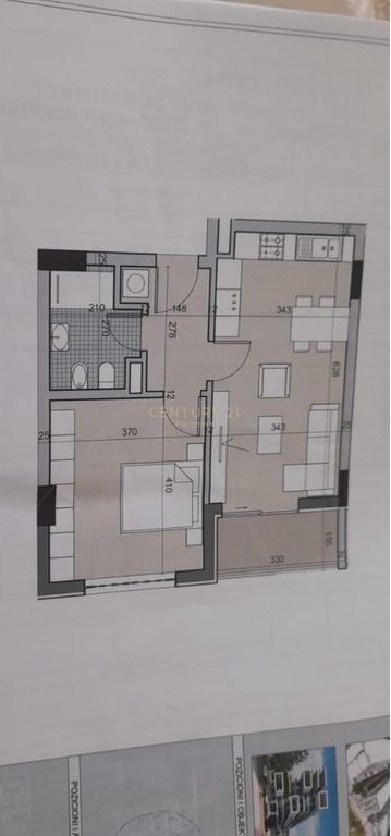 Shesim Apartament 1+1te Univers City, Faze perfundimtare !!