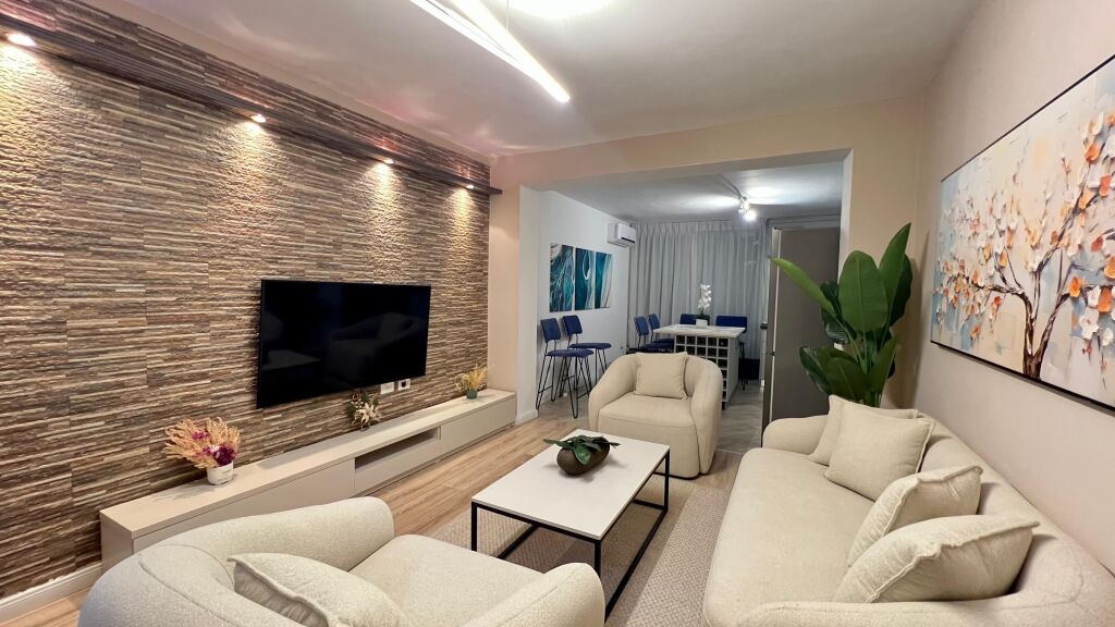 🏡 In Affitto: Appartamento 2+1 📍Myslym Shyr (Strada principale - Vicino a Well) - 2° Piano - 90.000 Lek - 110 m² || Totalmente rifinito nei dettagli ⚜️ 100% Nuovo - Pronto per Airbnb o Abitazione ✨