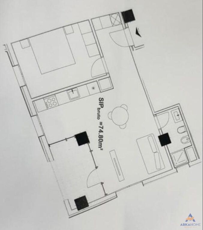 FOR SALE APARTMENT 1+1+BALCONY "RIVER PARK, ASTIR" 86200 EURO