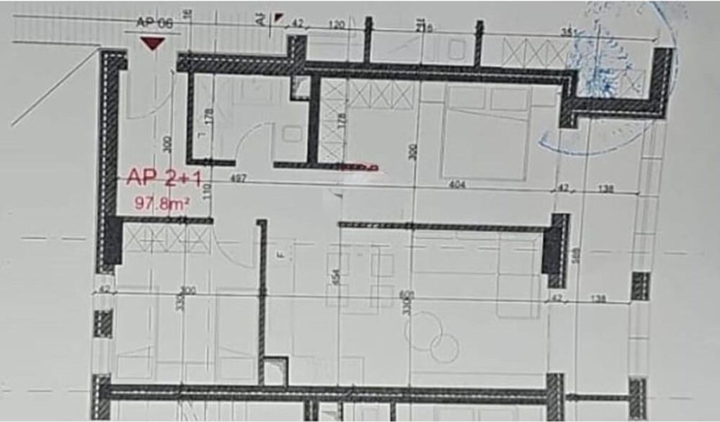 🏡 Appartamento 2+1+2 in vendita – Dhërmi (Morina City)