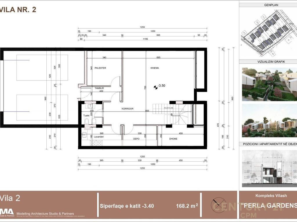 3-storey villa for sale at Perla Residence in Mjull - Bathore 750,000 €