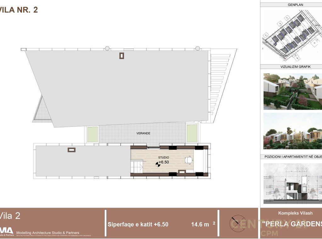 3-storey villa for sale at Perla Residence in Mjull - Bathore 750,000 €