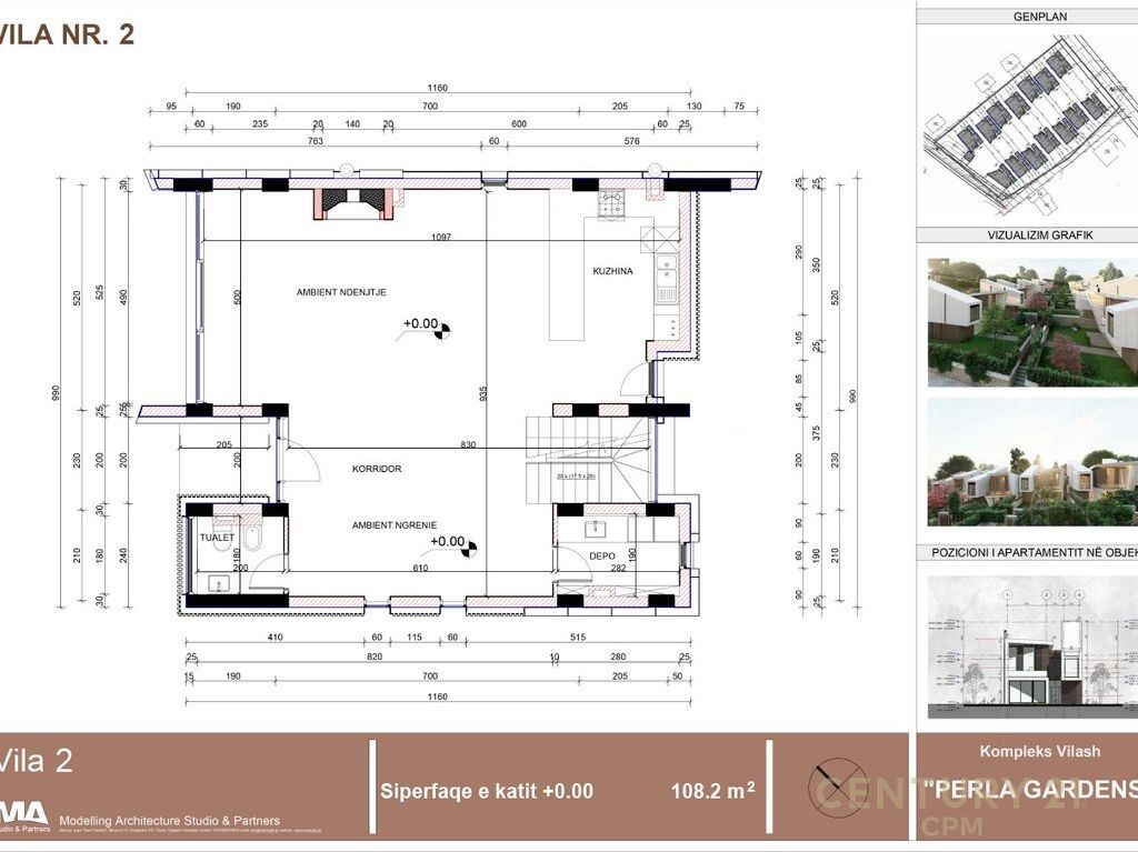 3-storey villa for sale at Perla Residence in Mjull - Bathore 750,000 €
