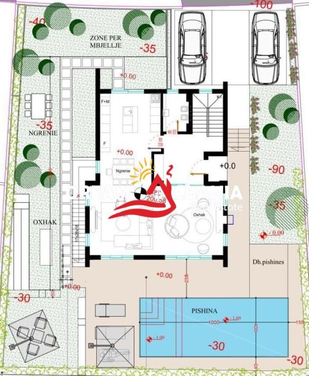 Super Ville di Lusso+Piscina in Affitto a Mjull Bathore, Residenza Elysium (ID 4251441)