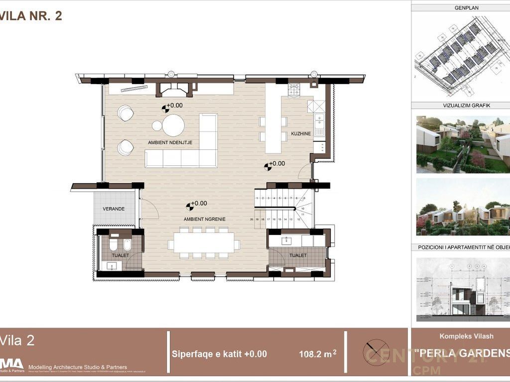 3-storey villa for sale at Perla Residence in Mjull - Bathore 750,000 €