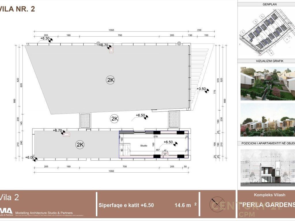 3-storey villa for sale at Perla Residence in Mjull - Bathore 750,000 €