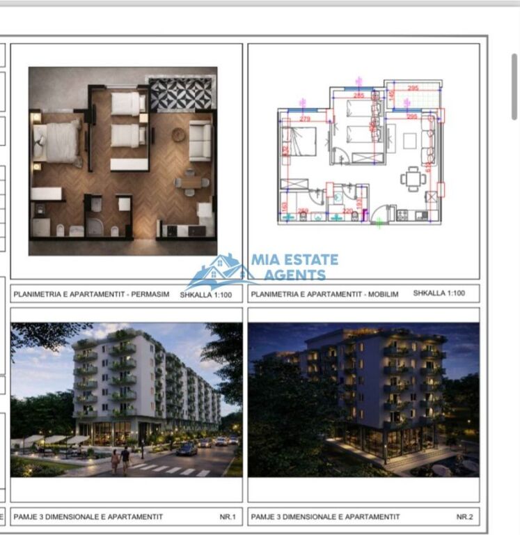 Apartament 2+2 per shitje tek ERDIAR Residence!!