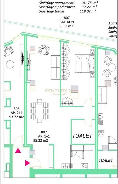 Appartamento in vendita 1+1 in Centro!