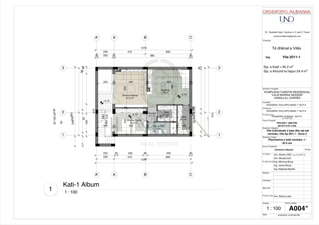 2-storey villa with 4+1 typology and spacious veranda