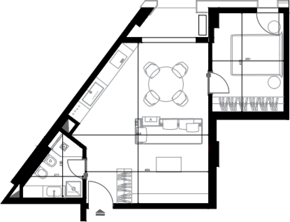 Apartament 1+1 në shitje – River Side Residence (VR111)