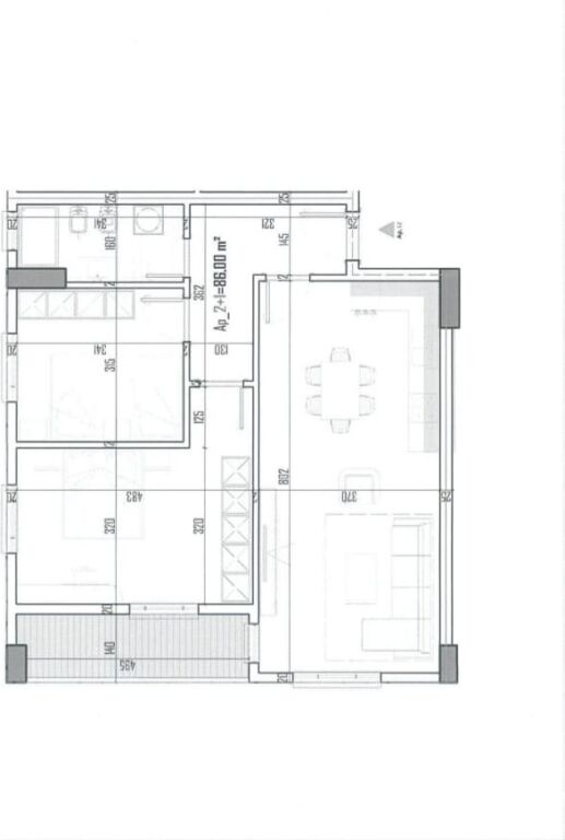 Shitet apartament 2+1 okazion Paskuqan
