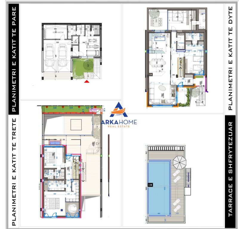 VILLA CON PISCINA 3 PIANI IN VENDITA "KODRA E DIELLIT 2" 925.000 EURO