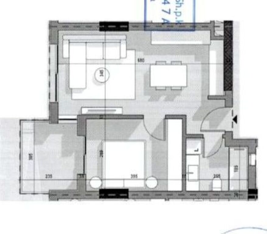 🏡 Appartamento 1+1 in Vendita 📍 Via “5 Maji” 🏢 2° Piano • Con ascensore 🌅 Orientamento Ovest 📐 Superficie 70 m² 🏗️ In costruzione  💶 Prezzo: 112000 euro