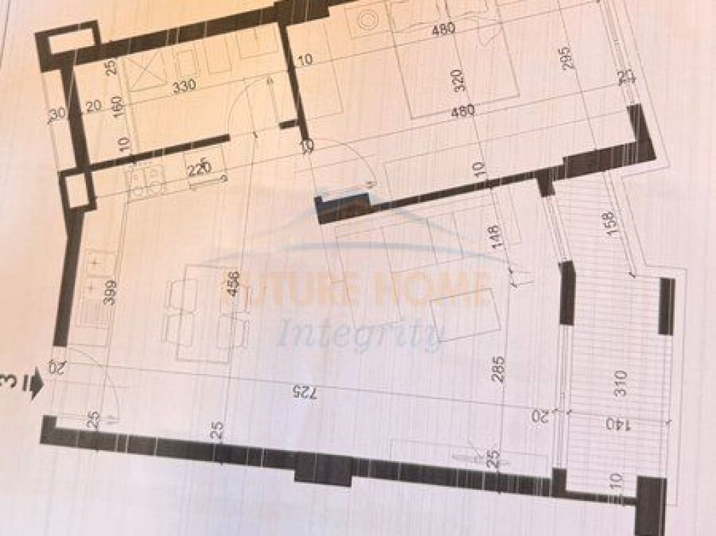 For sale, Apartment 1+1, City Residence, Tirana.