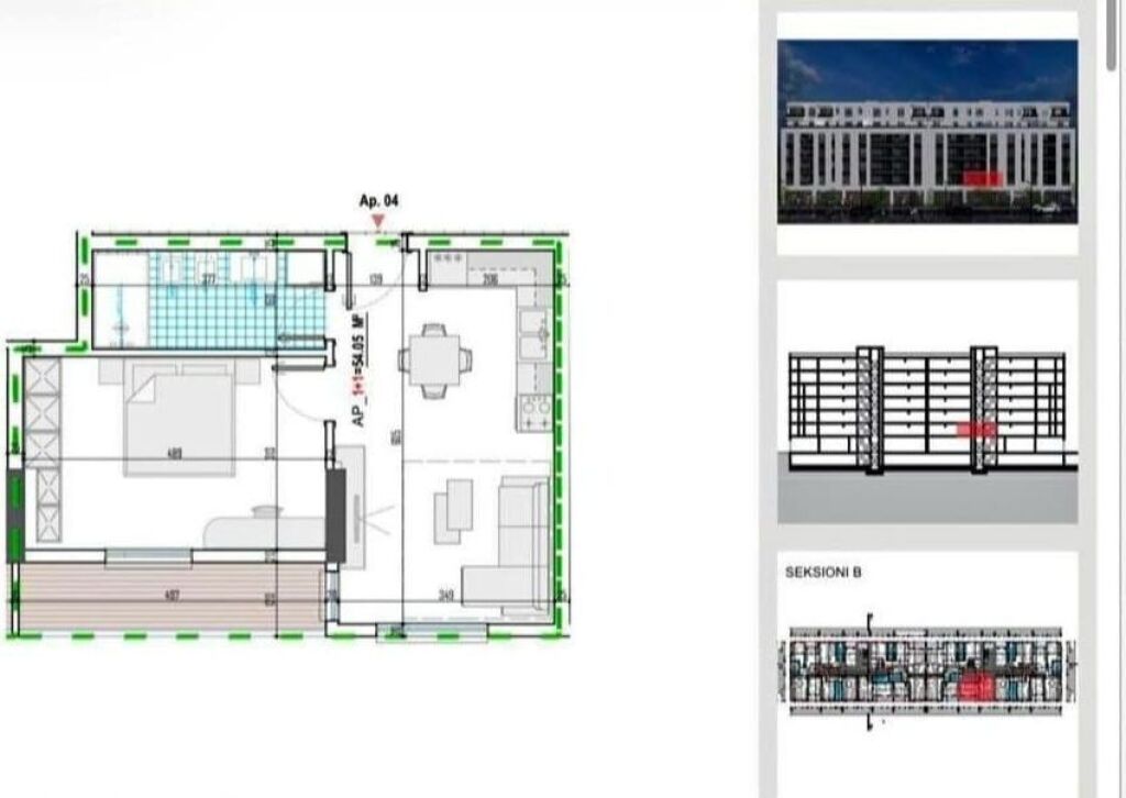 Appartamento 1+1 in vendita Kamez