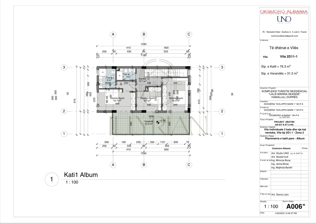 2-storey villa with 4+1 typology and spacious veranda
