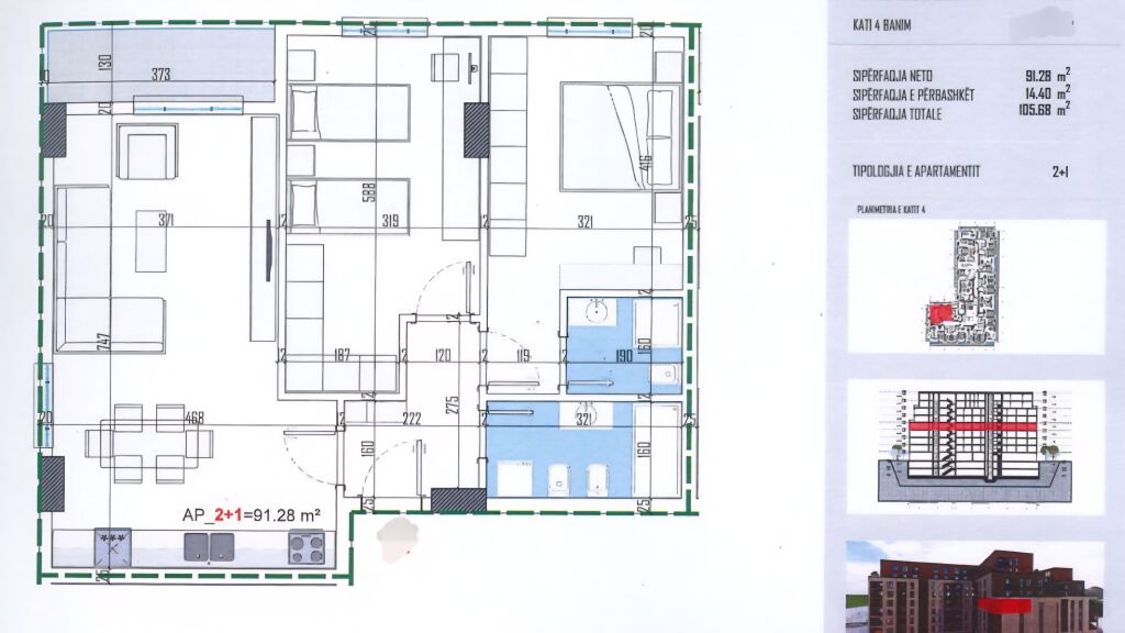 KAMEZ!SHITEN APARTAMENTE TË TIPOLOGJIVE TË NDRYSHME