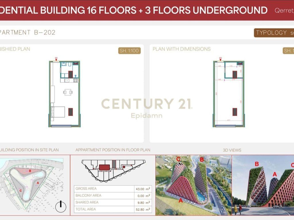 REZIDENCA NAREA - STUDIO PREMIUM PER SHITJE , MUNDESI PAGESE ME KESTE!