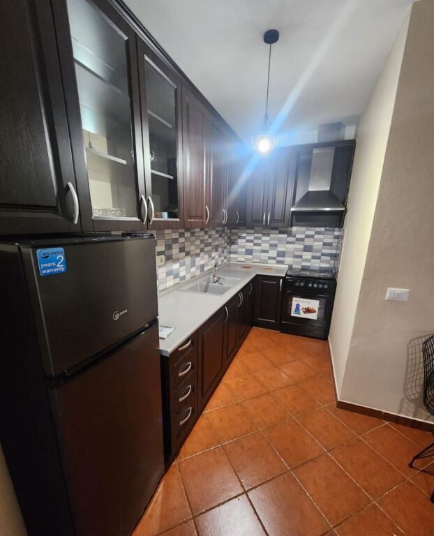 For rent Apartment 1+1+car garage, Irfan Tomini street Amfora building 570 thousand lek