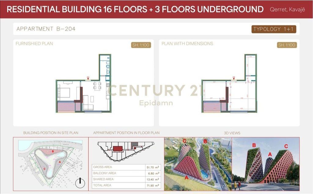 REZIDENCA NAREA - APARTAMENT PREMIUM PER SHITJE , MUNDESI PAGESE ME KESTE!