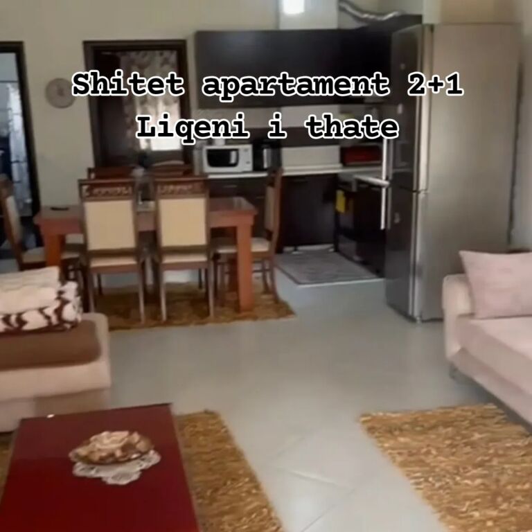 Shitet apartament 2+1 liqeni i thate