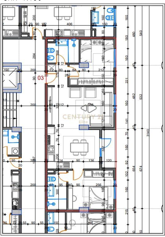 Shitet Apartament 2+1+2 në Kompleksin White Power, Kamez Qendër, Tiranë