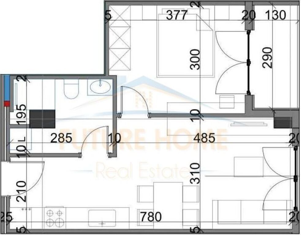 Shitet Apartament 1+1 , Kompleksi Viva