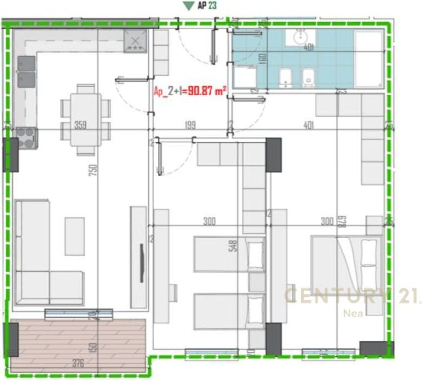 FOR SALE 2+1 APARTMENT IN PASKUQAN AT ARDEN HILL