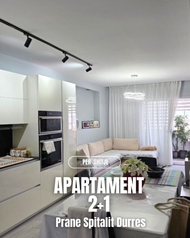 Shitet Apartament 2+1 – 90 m² – Pranë Spitalit, Durrës