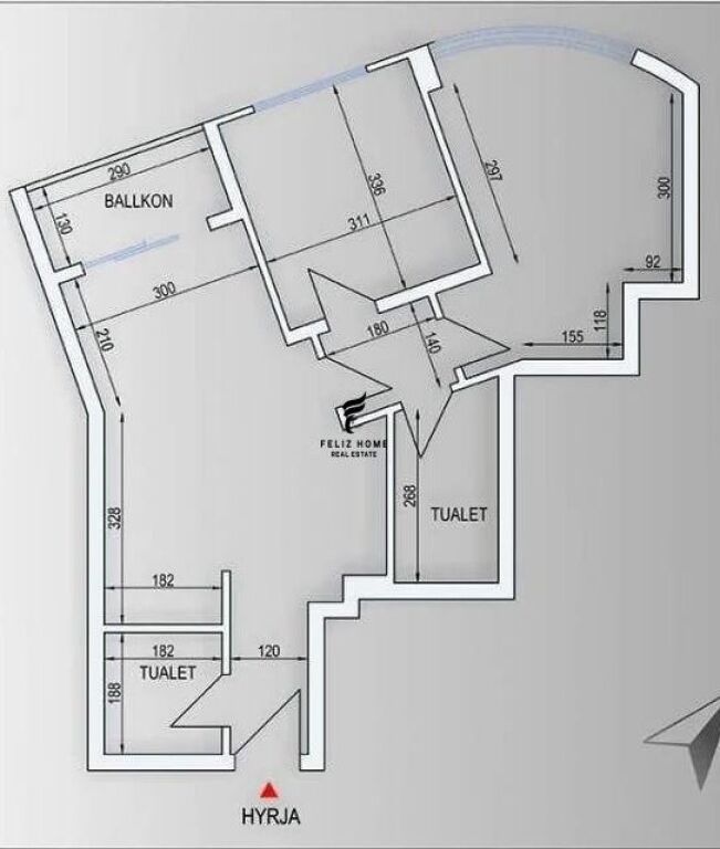 OFFICE FOR RENT 95 M2 KOSOVAREVE STREET 850 EURO FH-66410