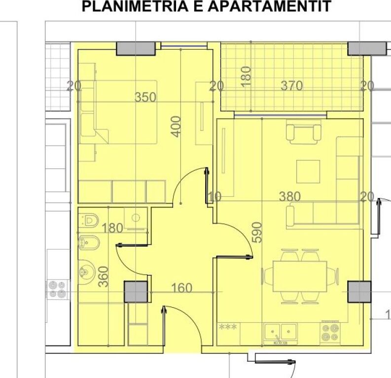 Apartment 1+1 for sale! Paskuqan