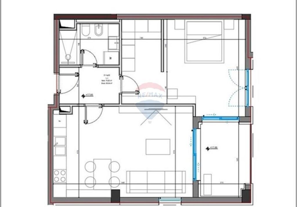 🏡 Apartament 1+1 për shitje – Dhërmi (Village Square)