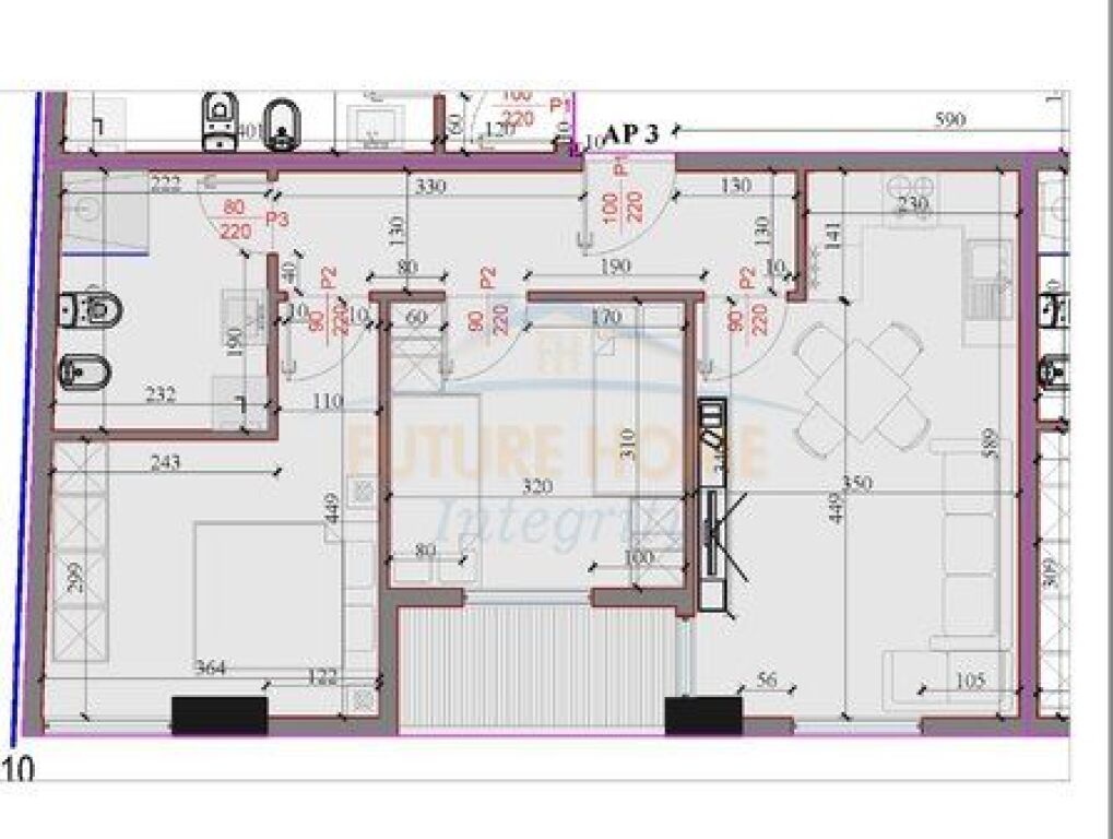 For sale, 2+1 Apartment, Kodra e Liqenit Residence, Paskuqan, Tirana.