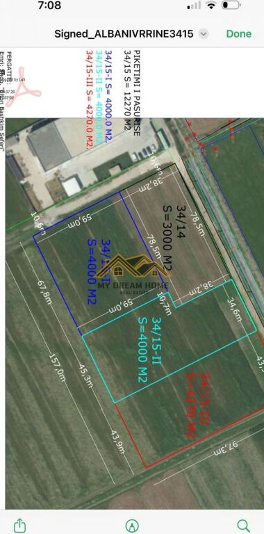 SHITEN 4000 M2 TOKE ME LEJE PER KAPANON NE SEKTORI RINIA, DURRES!