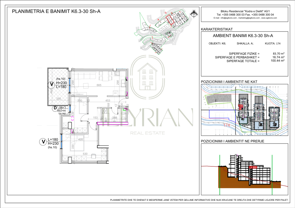 Apartament 2+1 në shitje – Kodra e Diellit